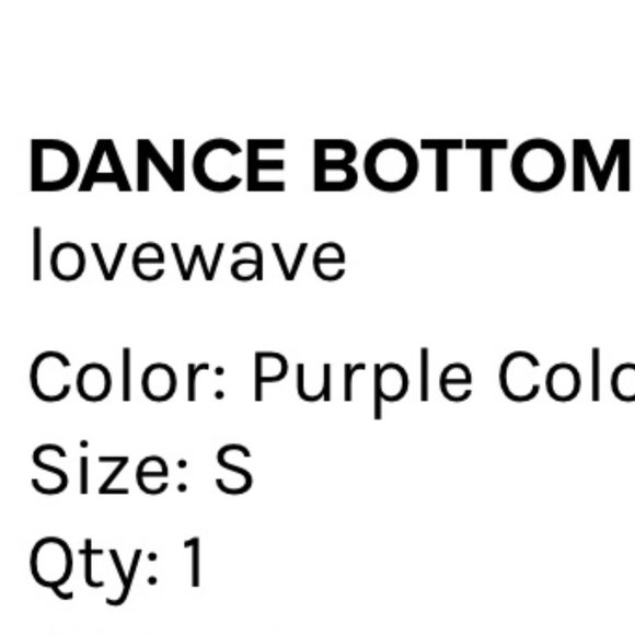 LOVEWAVE Dance Purple Colorblock Two-Piece - Picture 4 of 12